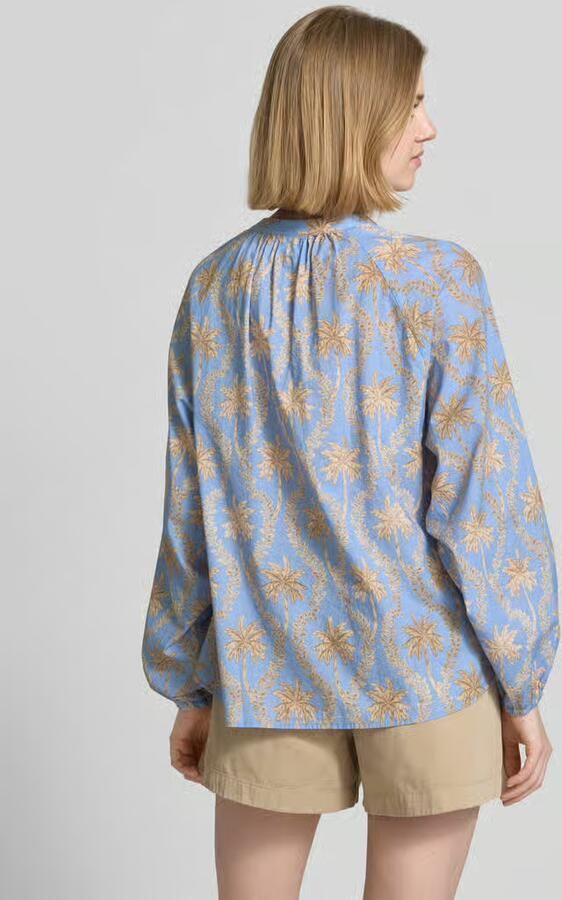 Emily Van den Bergh Blouse met tuniekkraag en kwastdetails - Foto 4
