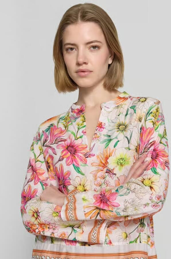 Emily Van den Bergh Blouse met tuniekkraag
