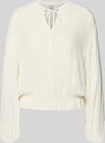 Emily Van den Bergh Blouse van viscose met druppelvormige hals
