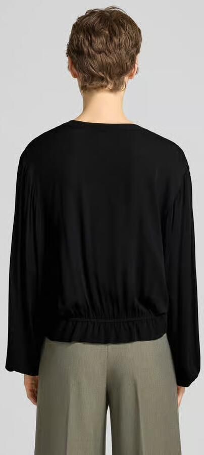 Emily Van den Bergh Blouse van viscose met druppelvormige hals - Foto 3