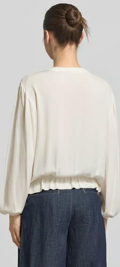 Emily Van den Bergh Blouse van viscose met druppelvormige hals - Foto 3