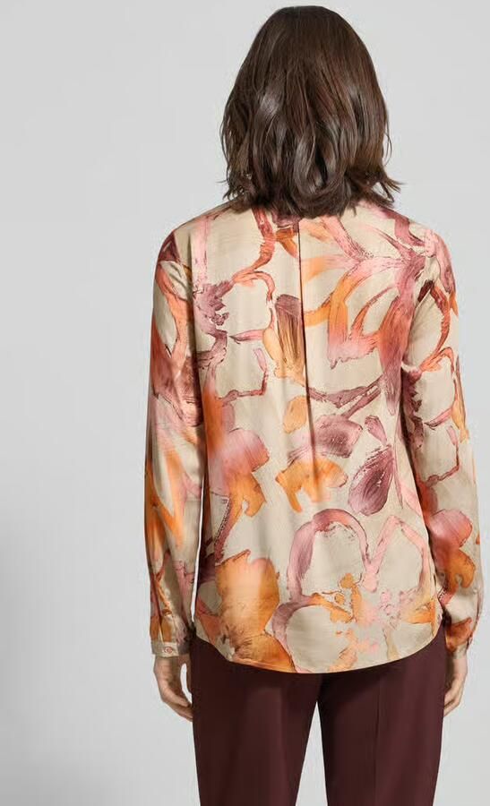 Emily Van den Bergh Blouse van viscose met V-hals