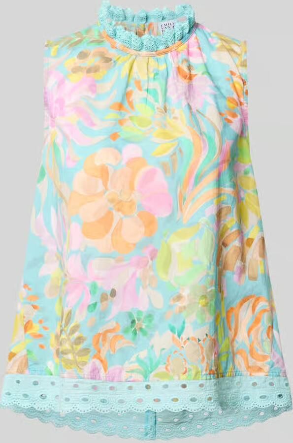 Emily Van den Bergh Blousetop in allover-look met kant - Foto 2