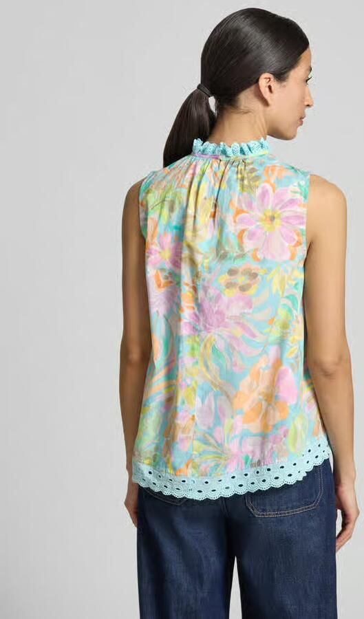 Emily Van den Bergh Blousetop in allover-look met kant - Foto 4