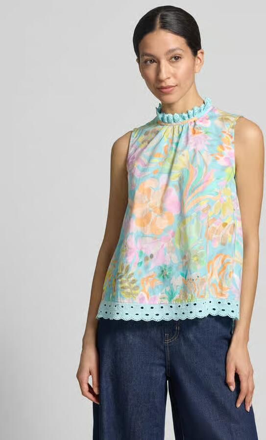 Emily Van den Bergh Blousetop in allover-look met kant - Foto 3