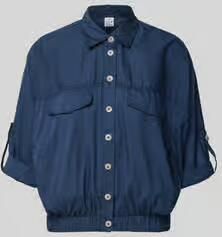 Emily Van den Bergh blouson van katoen met knoopsluiting