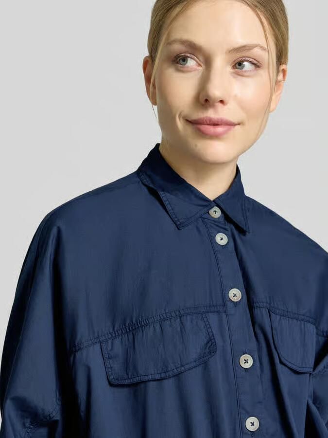 Emily Van den Bergh blouson van katoen met knoopsluiting