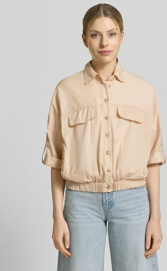 Emily Van den Bergh blouson van katoen met knoopsluiting - Foto 3