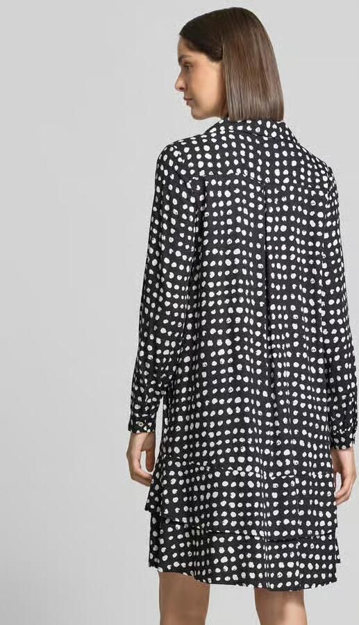 Emily Van den Bergh Knielange jurk van pure viscose