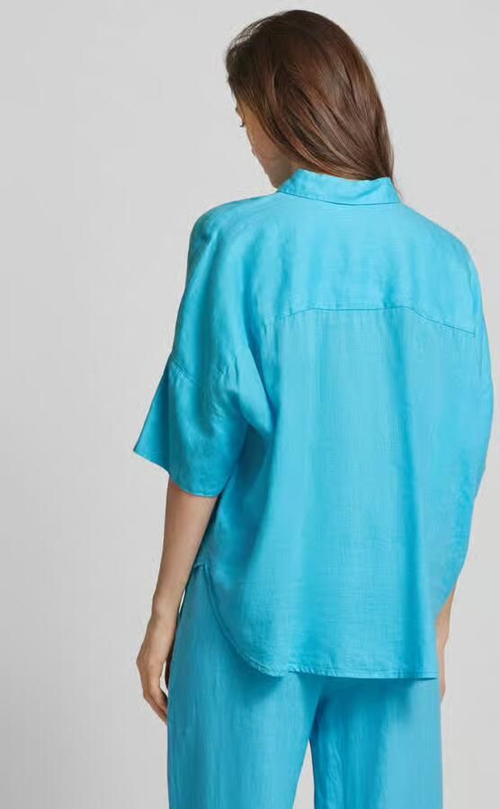 Emily Van den Bergh Linnen blouse met doorknoopsluiting