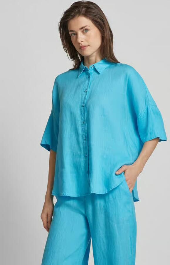 Emily Van den Bergh Linnen blouse met doorknoopsluiting - Foto 2
