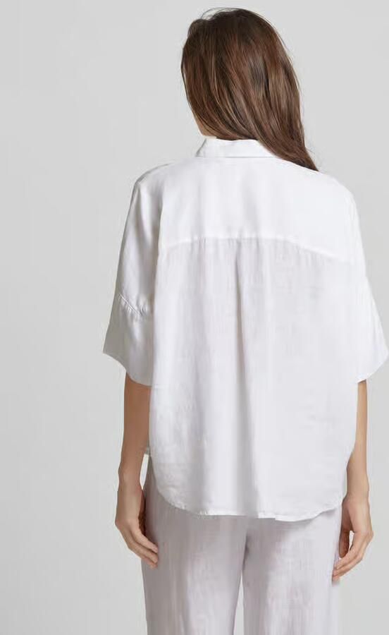 Emily Van den Bergh Linnen blouse met doorknoopsluiting