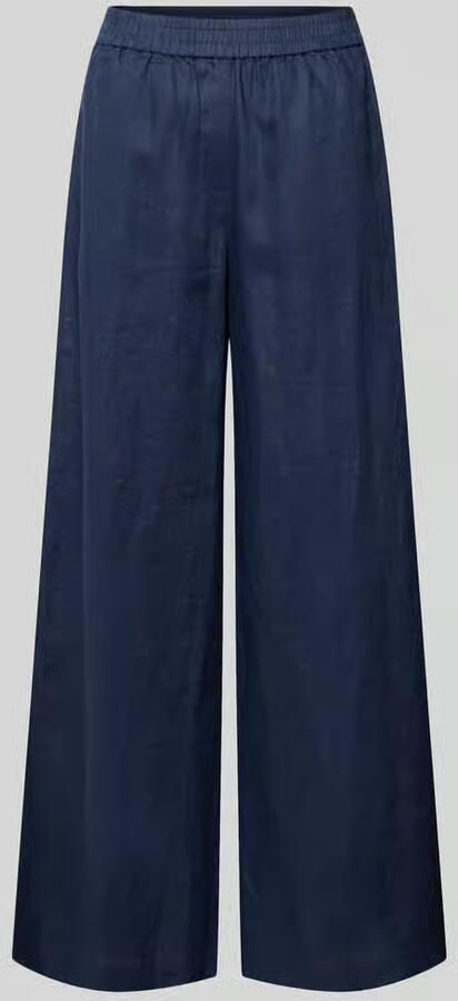 Emily Van den Bergh Linnen broek met elastische band