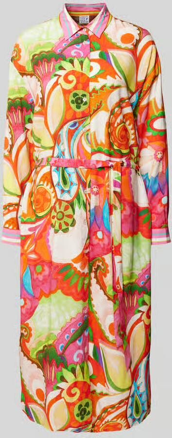 Emily Van den Bergh Midi-jurk met all-over motief - Foto 2