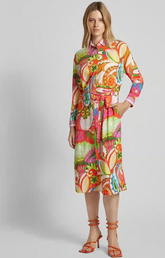 Emily Van den Bergh Midi-jurk met all-over motief - Foto 2