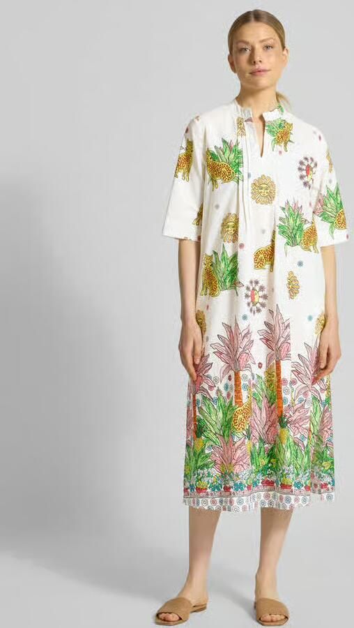 Emily Van den Bergh midi-jurk met V-hals - Foto 3