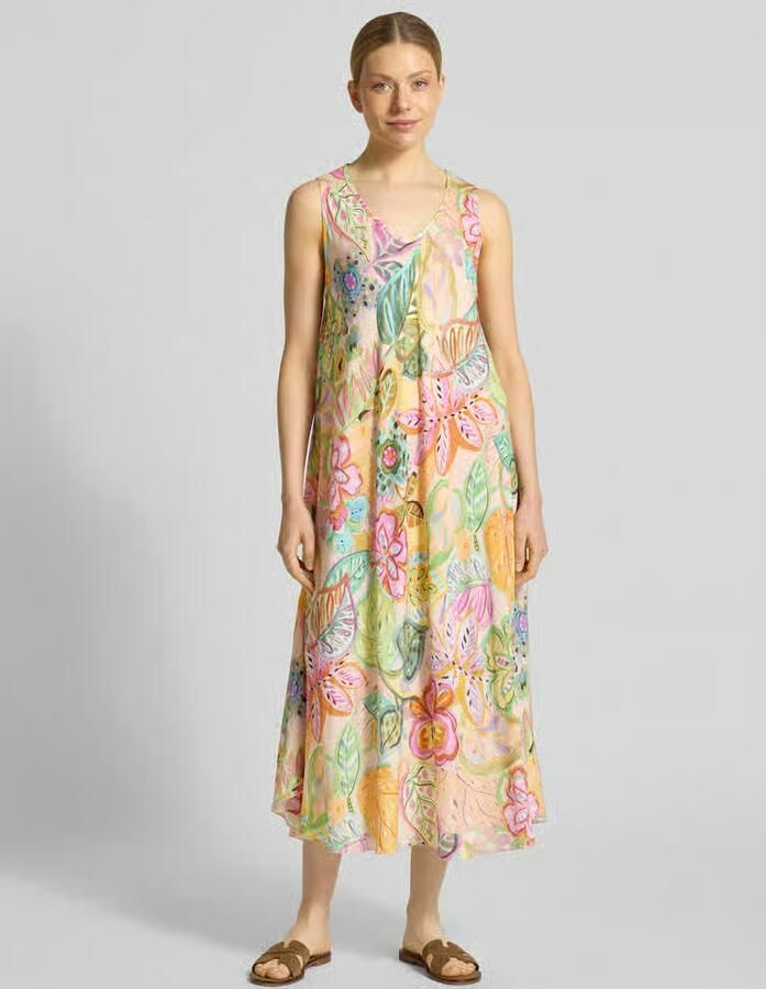 Emily Van den Bergh midi-jurk met V-hals - Foto 2