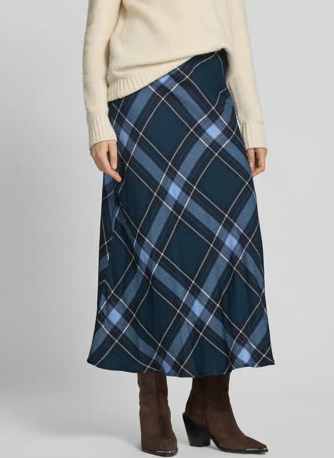 Emily Van den Bergh Midirok van viscose met elastische band - Foto 3