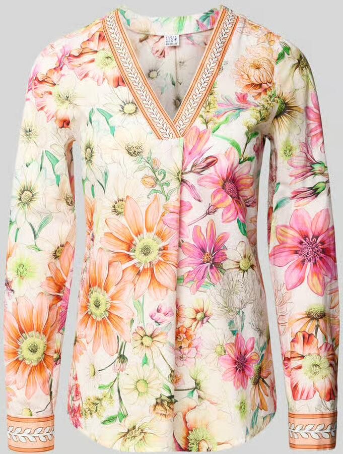 Emily Van den Bergh regular fit blouse in all-over look - Foto 2