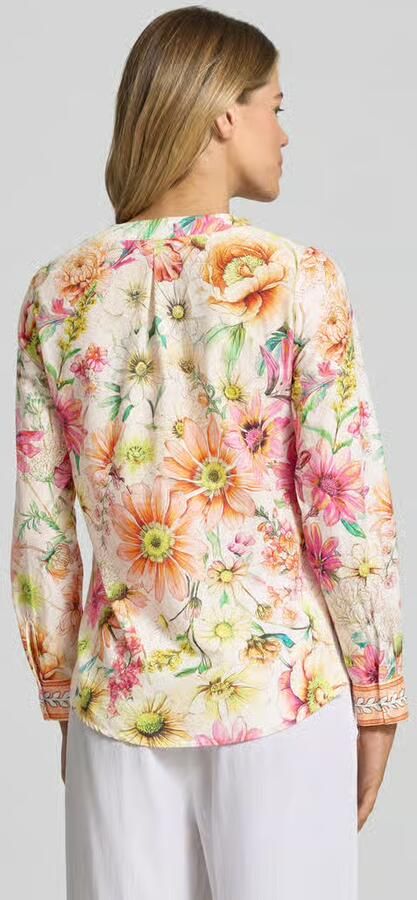 Emily Van den Bergh regular fit blouse in all-over look - Foto 3