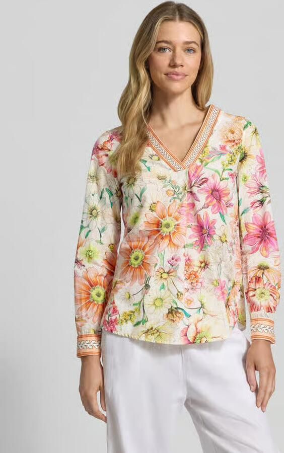 Emily Van den Bergh regular fit blouse in all-over look - Foto 2