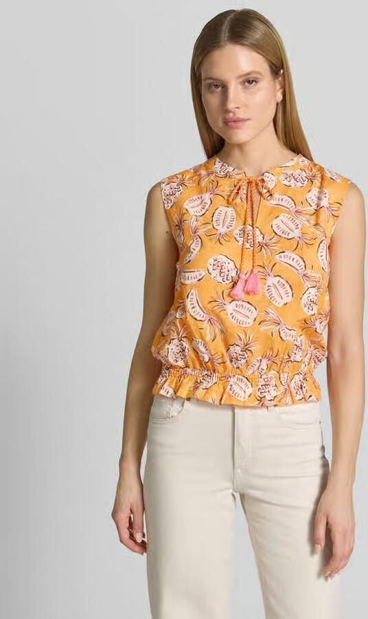 Emily Van den Bergh regular fit blouse in mouwloos design - Foto 3