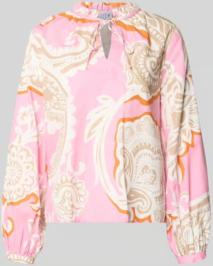 Emily Van den Bergh regular fit blouse met all-over paisleyprint - Foto 2
