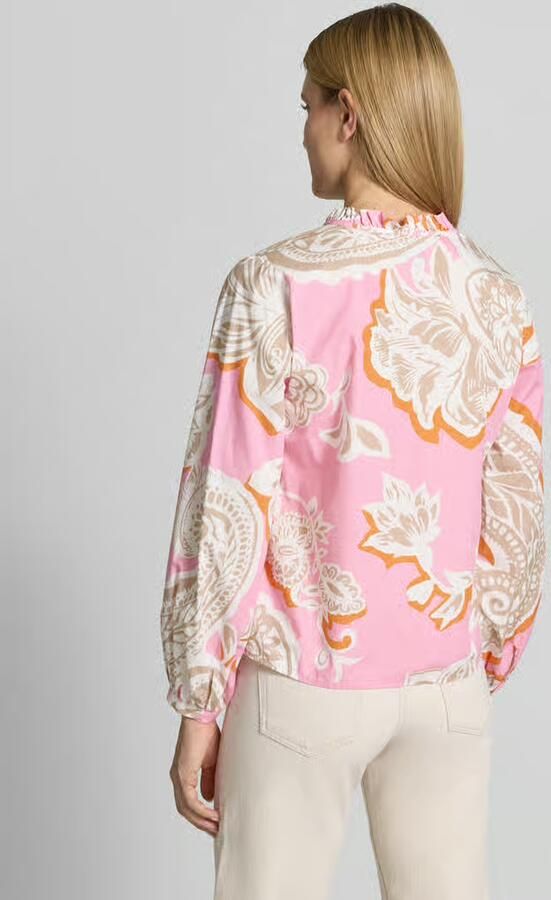 Emily Van den Bergh regular fit blouse met all-over paisleyprint