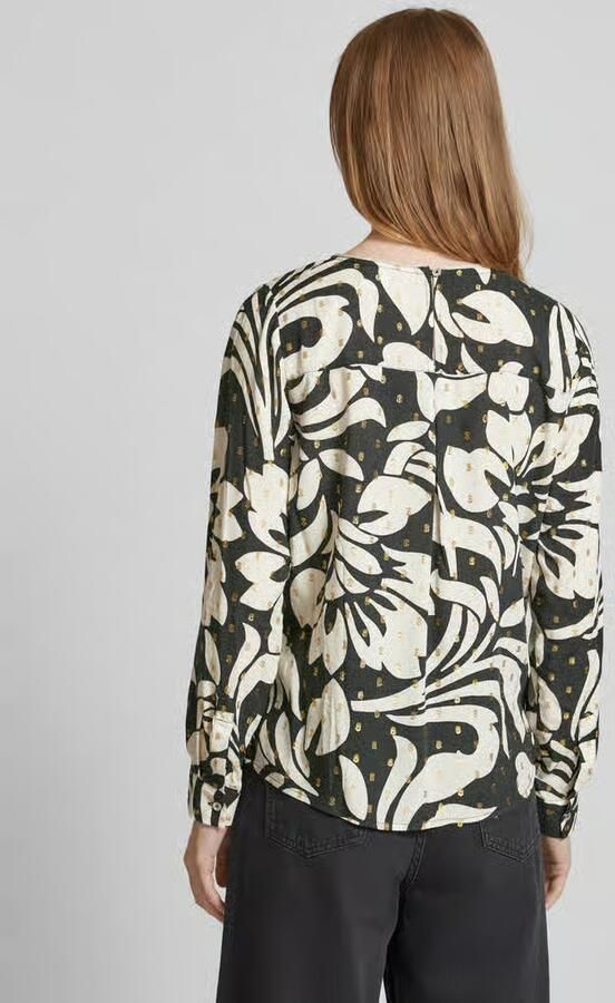 Emily Van den Bergh Regular fit blouse met boothals - Foto 4