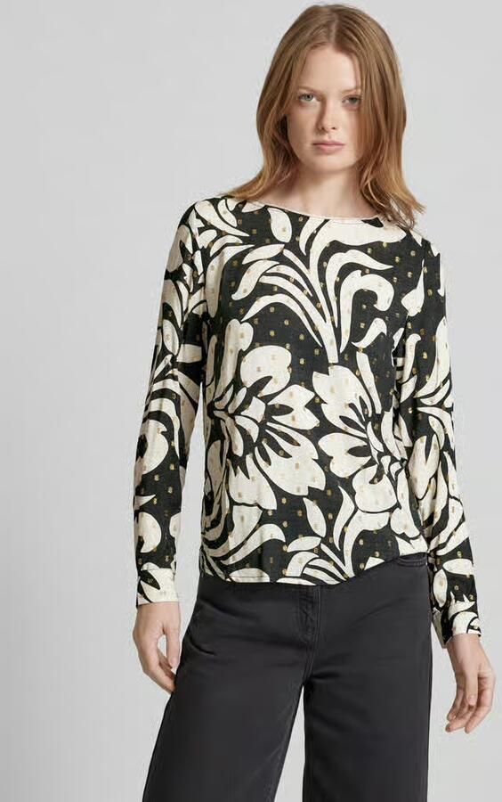 Emily Van den Bergh Regular fit blouse met boothals - Foto 3