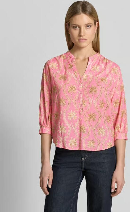 Emily Van den Bergh regular fit blouse met een all-over bloemenmotief - Foto 3