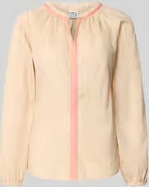 Emily Van den Bergh regular fit blouse met rimpelingen