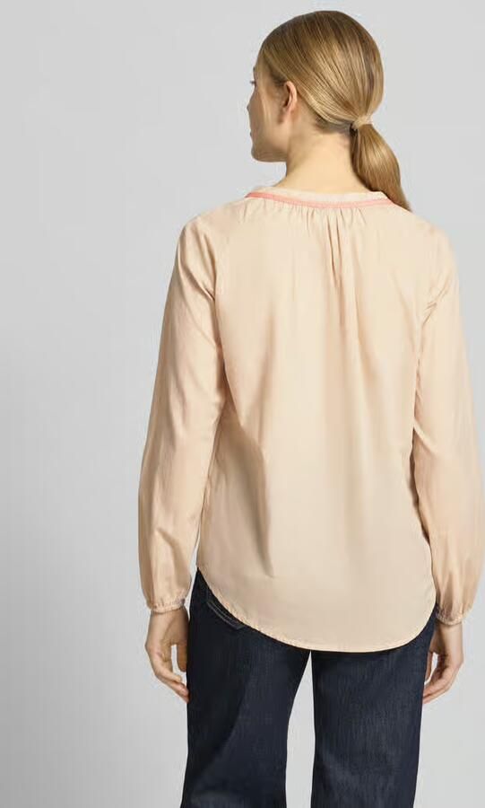 Emily Van den Bergh regular fit blouse met rimpelingen - Foto 2