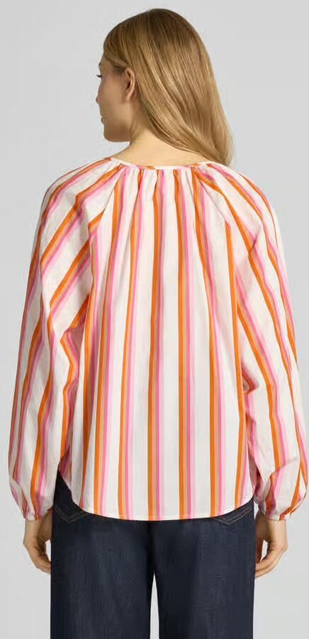 Emily Van den Bergh regular fit blouse met rimpelingen