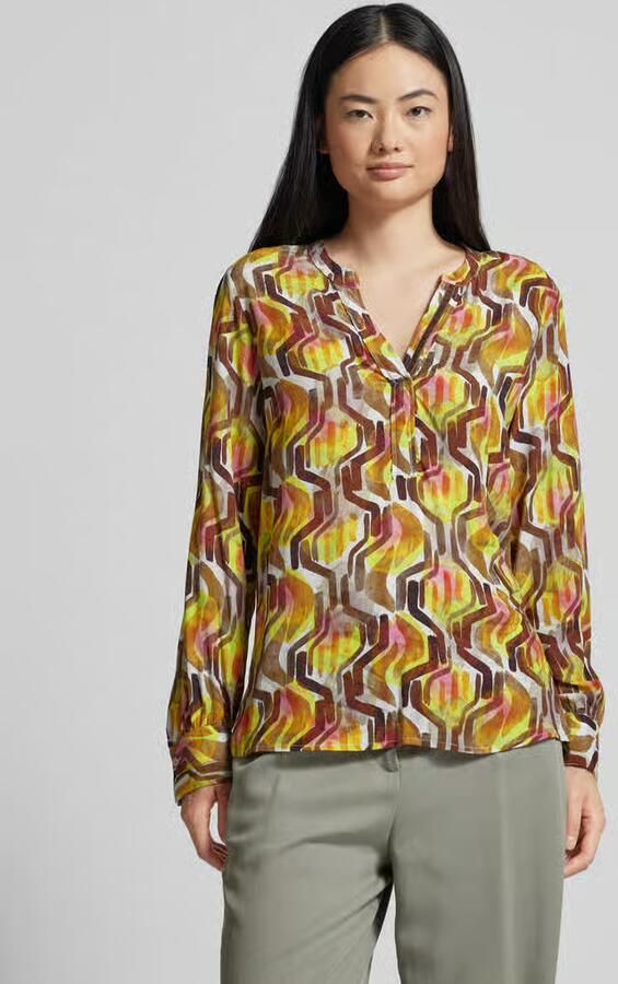 Emily Van den Bergh Regular fit blouse met V-hals - Foto 4