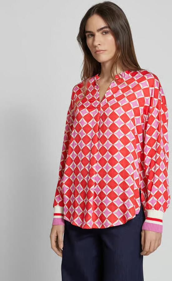 Emily Van den Bergh Regular fit blouse met V-hals - Foto 3