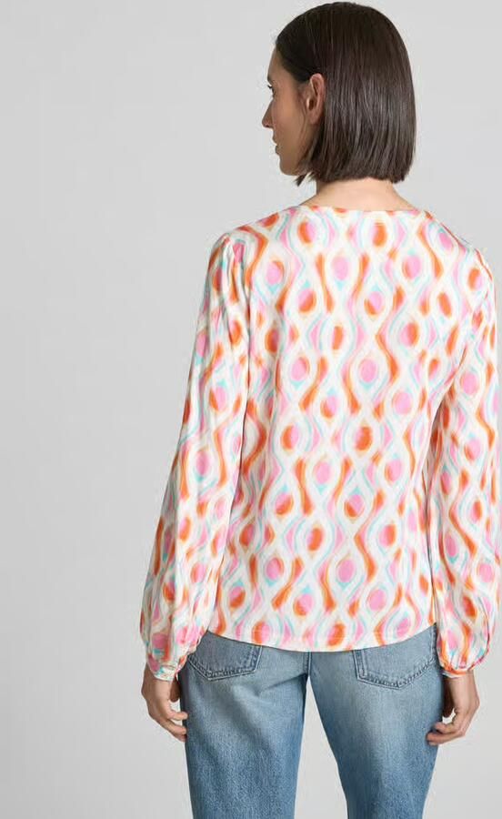 Emily Van den Bergh Regular fit blouse met V-hals