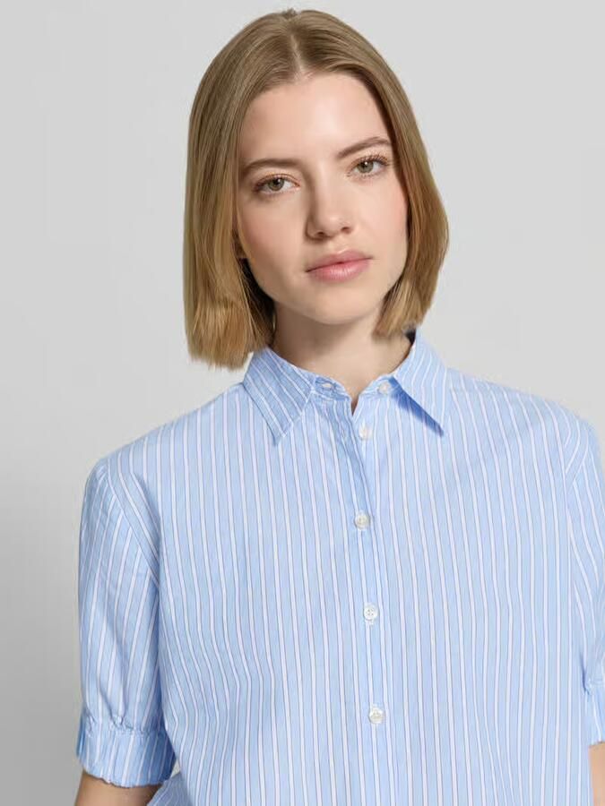 Emily Van den Bergh regular fit blouse van katoen met 1 2-mouwen