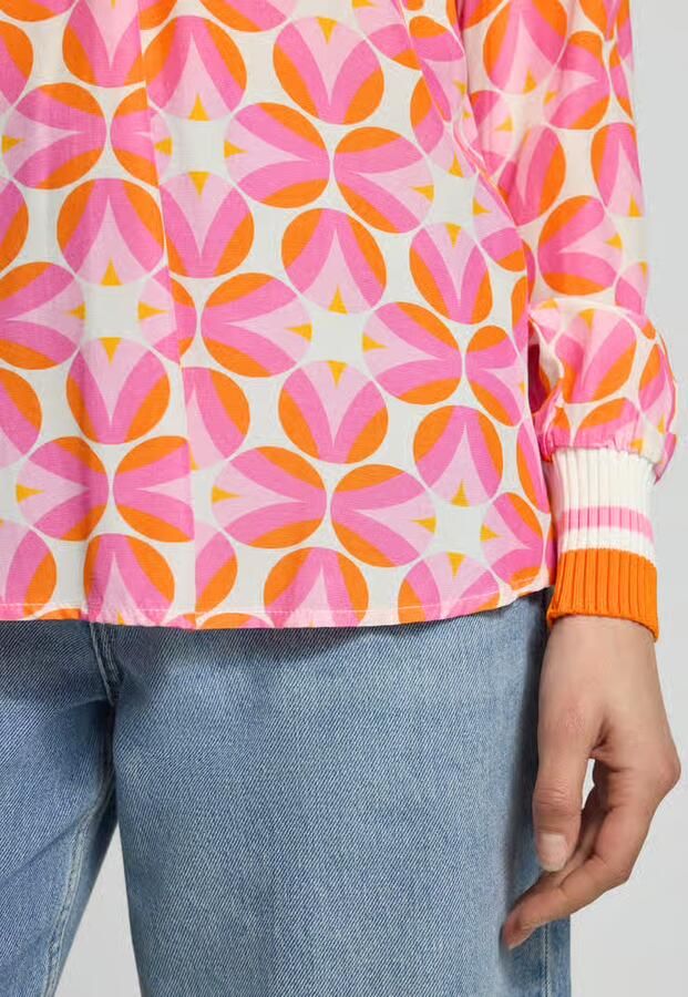 Emily Van den Bergh regular fit blouse van pure viscose