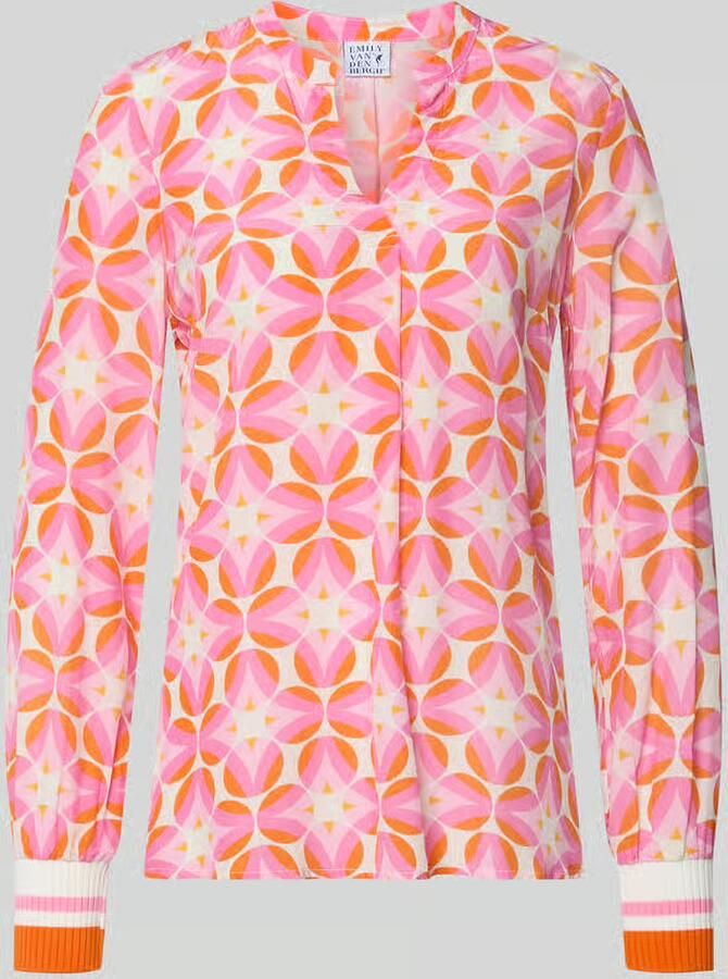 Emily Van den Bergh regular fit blouse van pure viscose - Foto 2