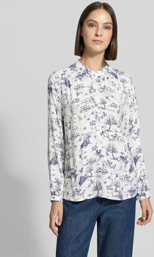 Emily Van den Bergh regular fit blouse van pure viscose - Foto 3