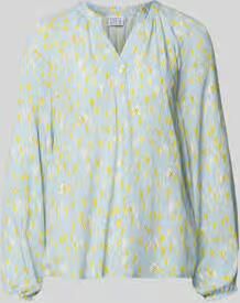 Emily Van den Bergh regular fit blouse van puur viscose met all-over motiefprint