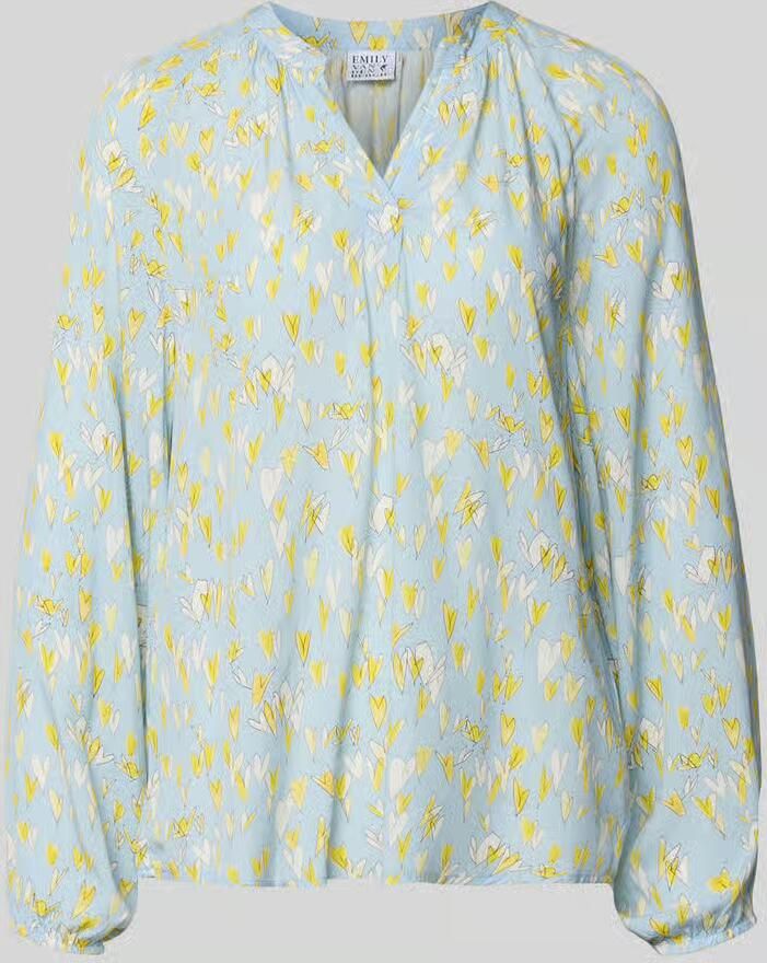 Emily Van den Bergh regular fit blouse van puur viscose met all-over motiefprint - Foto 2