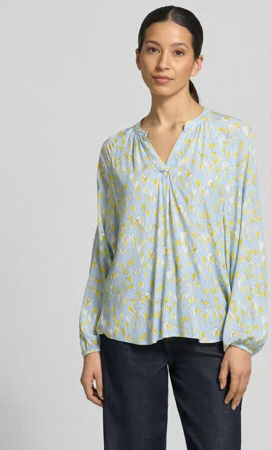 Emily Van den Bergh regular fit blouse van puur viscose met all-over motiefprint - Foto 3