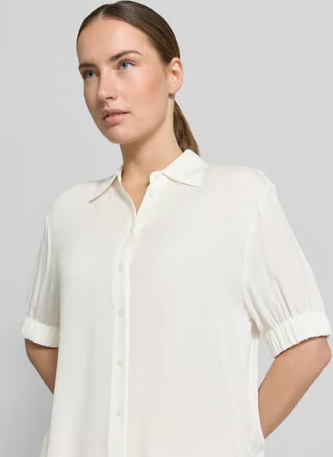 Emily Van den Bergh regular fit blouse van viscose met 1 2-mouwen