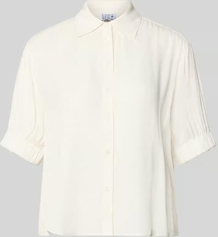 Emily Van den Bergh regular fit blouse van viscose met 1 2-mouwen - Foto 2