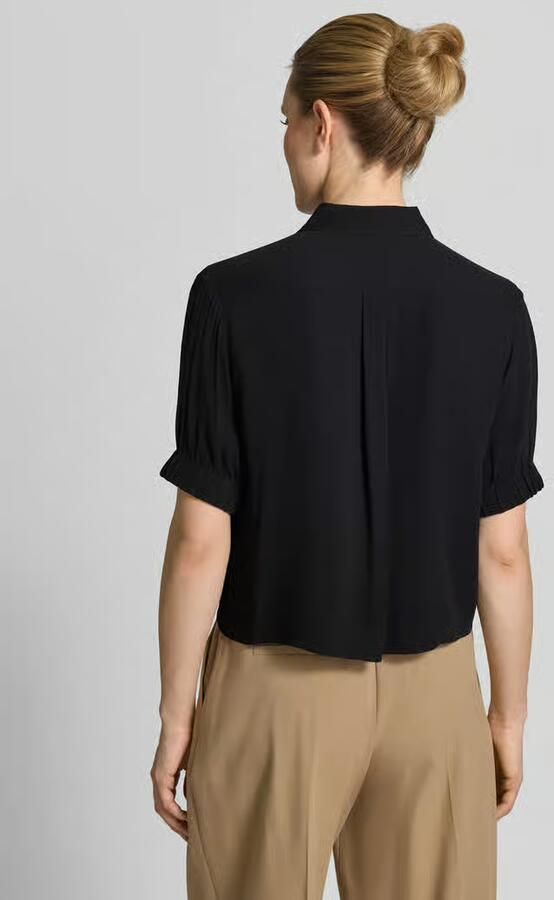 Emily Van den Bergh regular fit blouse van viscose met 1 2-mouwen - Foto 2