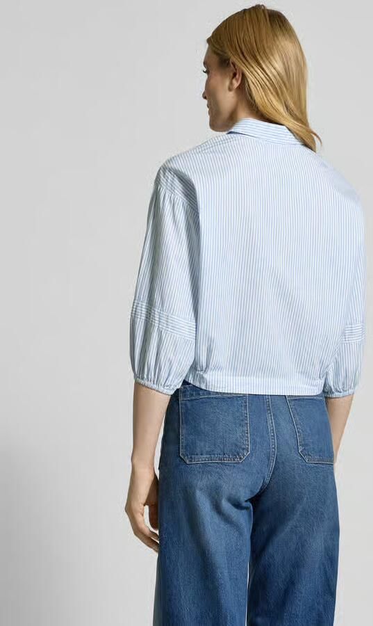 Emily Van den Bergh Regular fit overhemdblouse met 3 4-mouwen - Foto 3