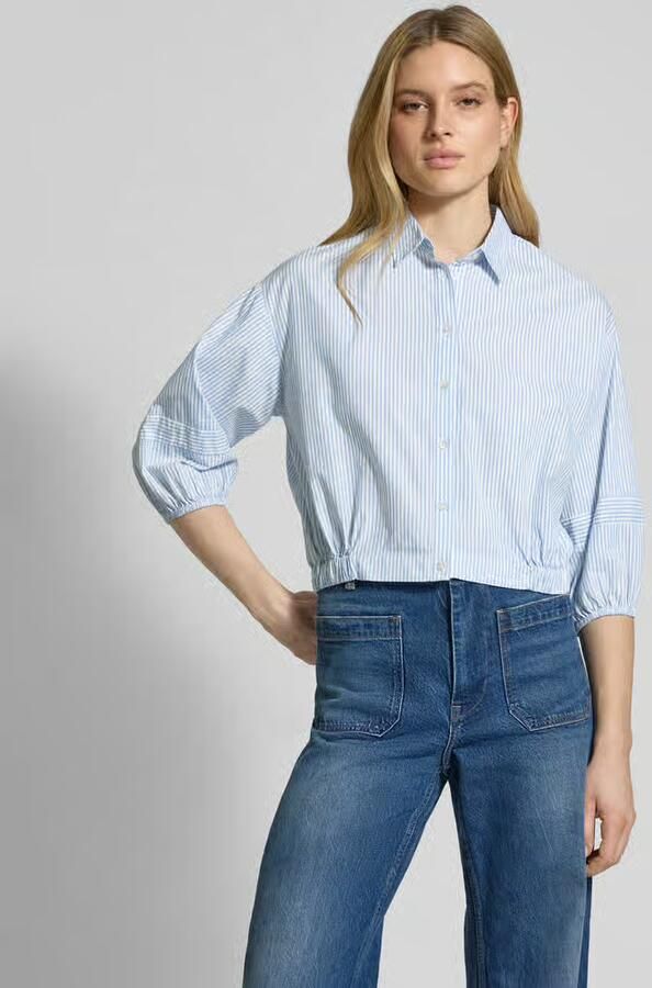Emily Van den Bergh Regular fit overhemdblouse met 3 4-mouwen - Foto 2