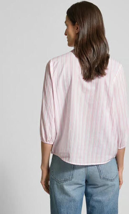 Emily Van den Bergh Regular fit overhemdblouse met 3 4-mouwen